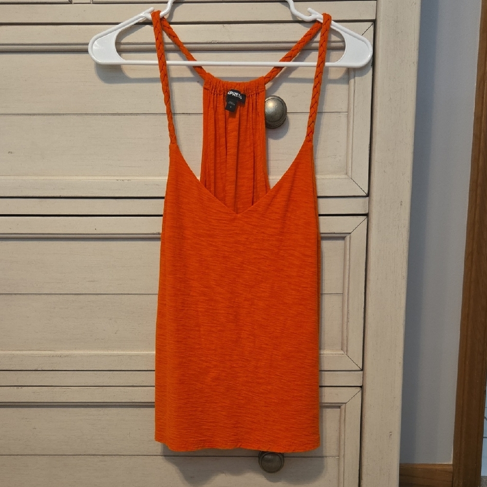Express Size Small Orange Tank Top